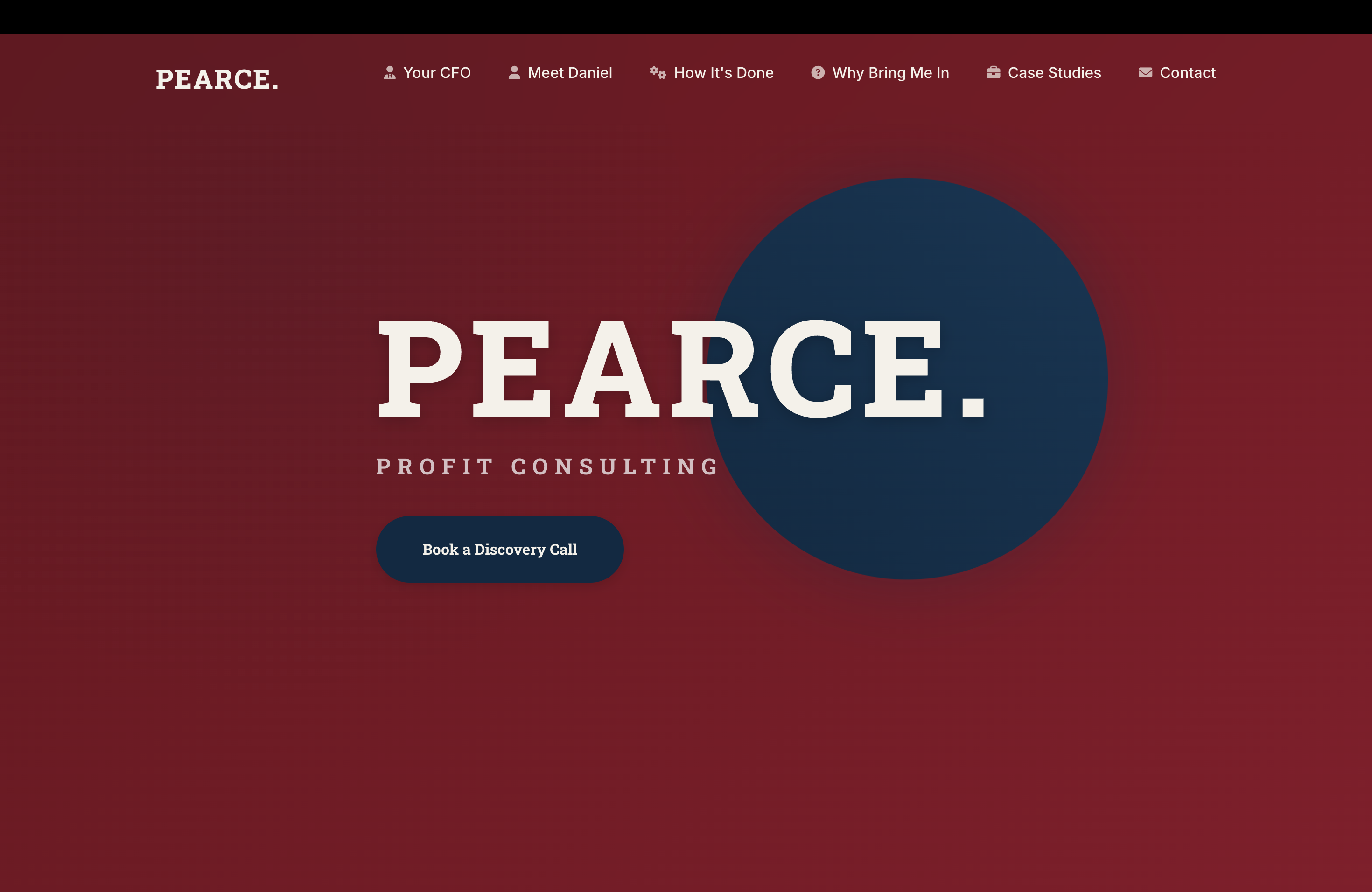 Pearce Profit Consulting Agency Website